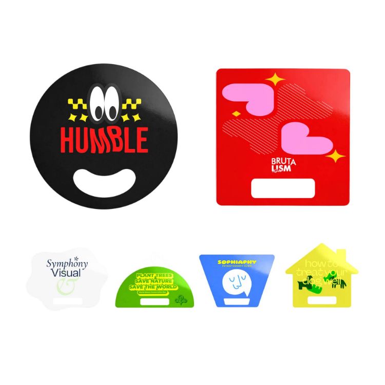 Picture of Custom Shape Paper Fan without Handles