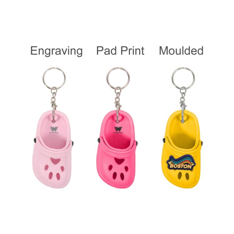 Picture of Paw Shape Clog Shoe Keyring
