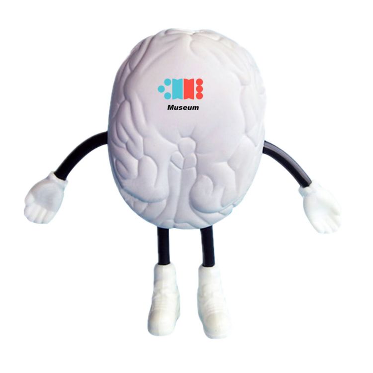 Picture of Brain with Hand And Leg Shape Stress Reliever