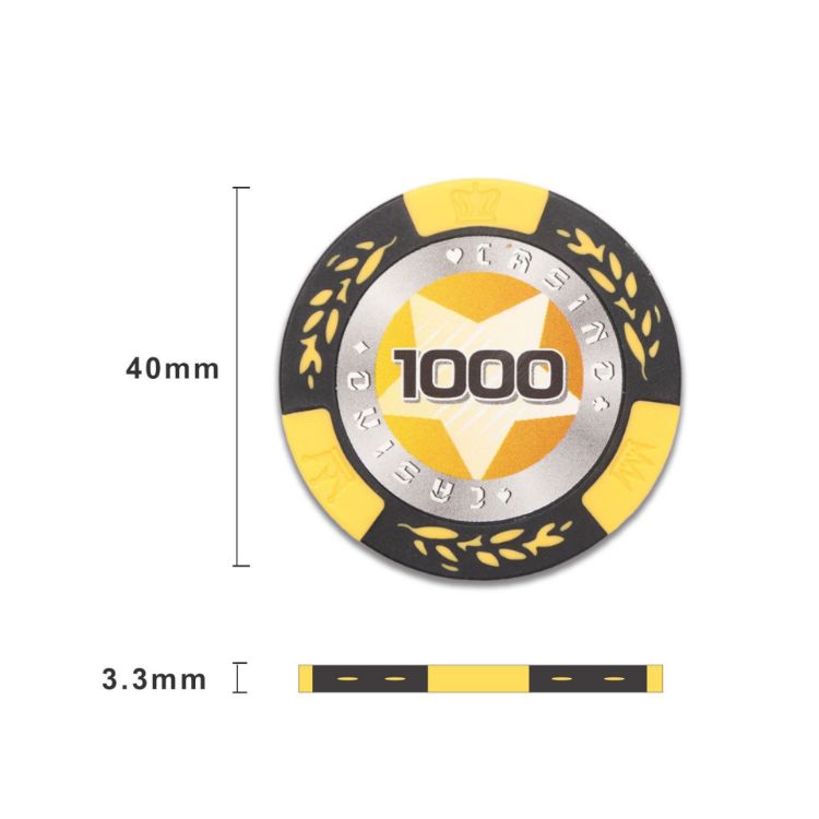 Picture of Wheat stalk Clay Poker Chips