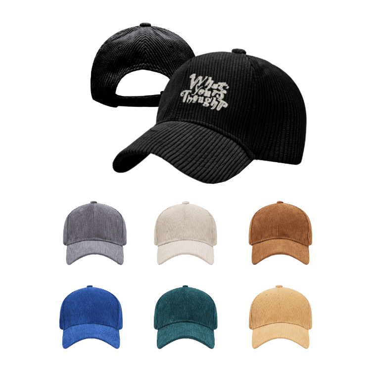 Picture of 6 Panel Corduroy Baseball Cap