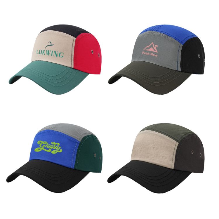 Picture of Lightweight 5 Panel Flat Bill Cap