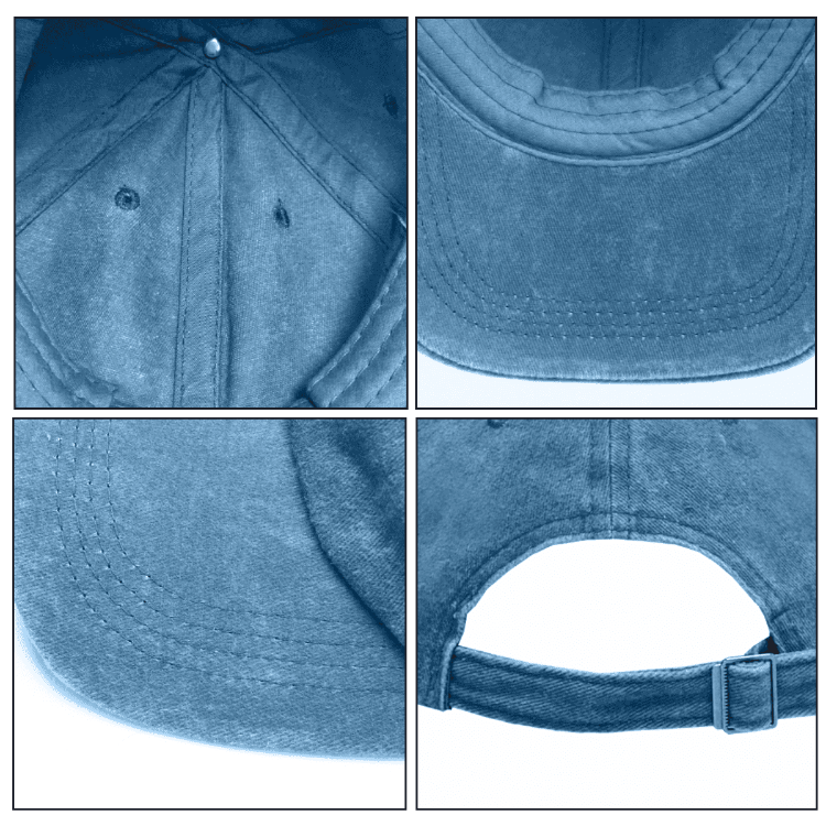 Picture of 6 Panel Vintage Washed Baseball Cap