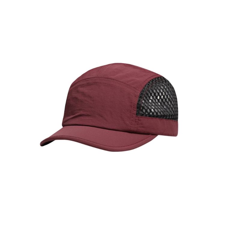 Picture of 5 Panel Short Brimmed Mesh Running Cap