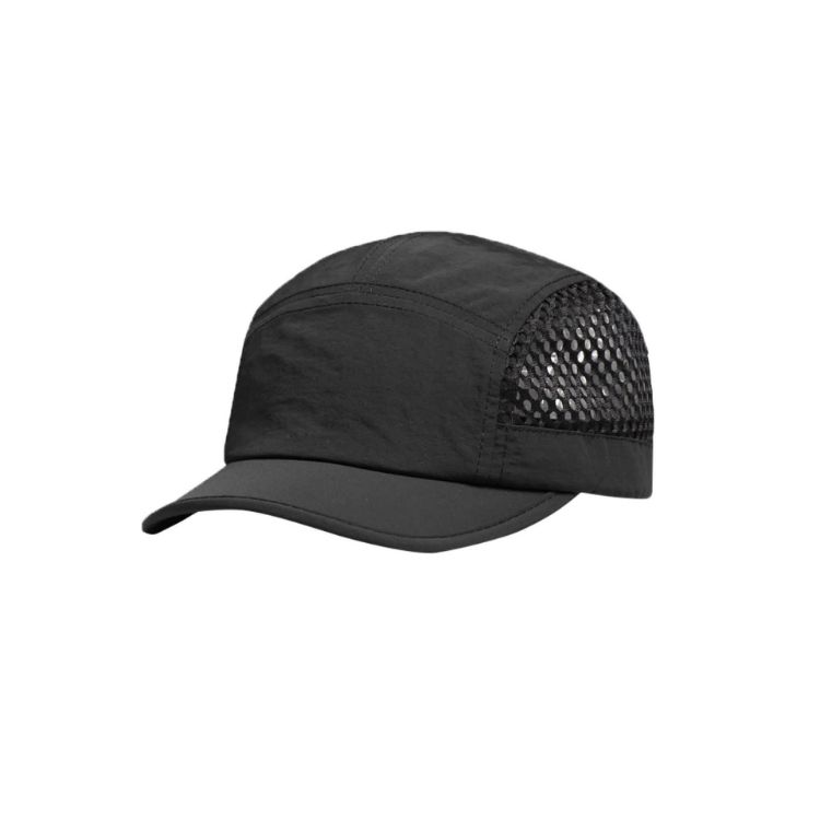 Picture of 5 Panel Short Brimmed Mesh Running Cap