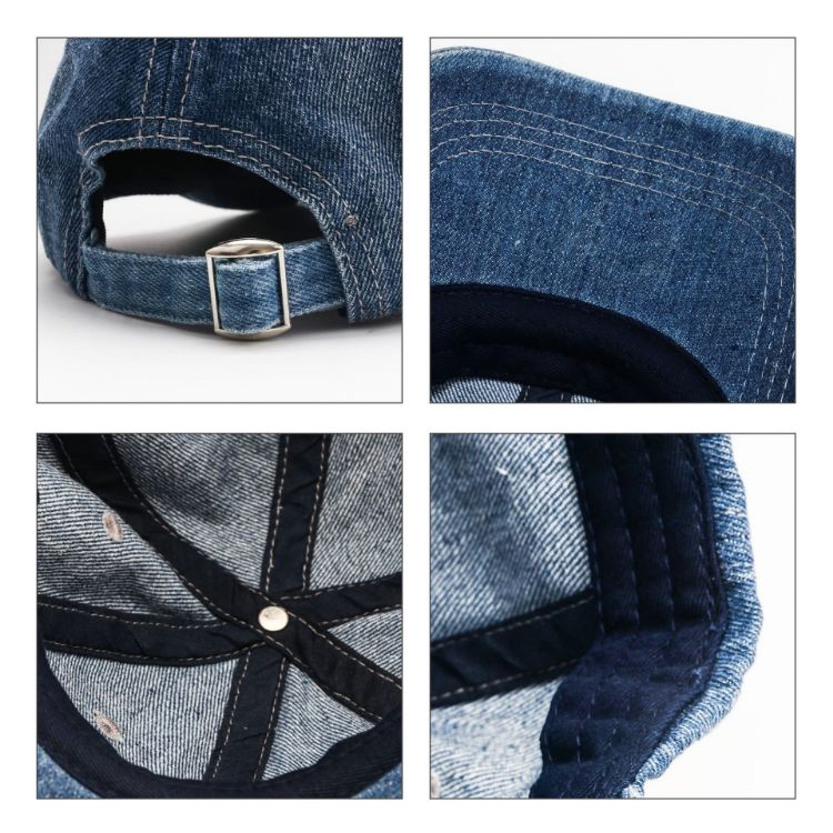 Picture of 6 Panel Denim Baseball Cap