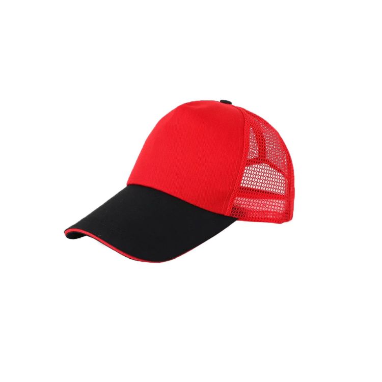 Picture of 5 Panel Sandwich Mesh Back Peak Cap