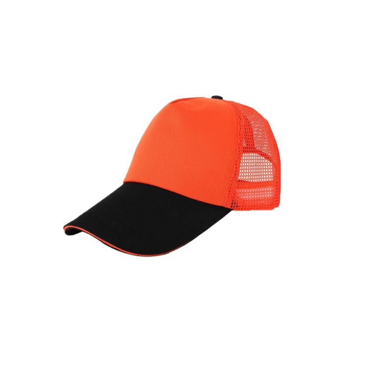Picture of 5 Panel Sandwich Mesh Back Peak Cap