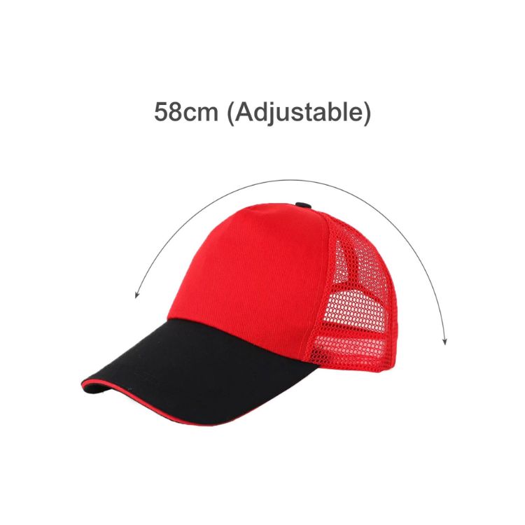 Picture of 5 Panel Sandwich Mesh Back Peak Cap