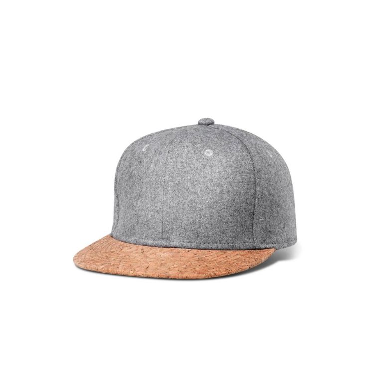 Picture of 6 Panel Flat Cork Snapback Cap
