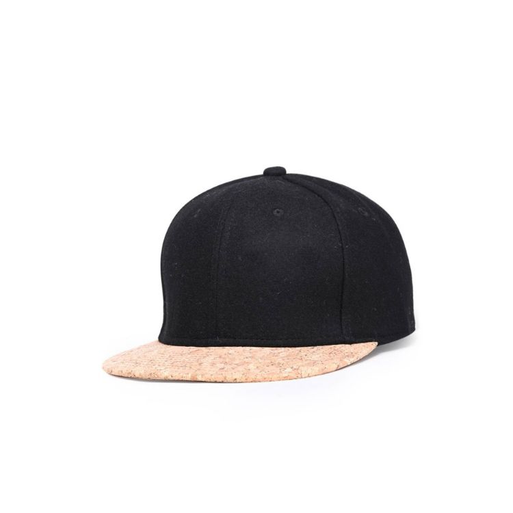 Picture of 6 Panel Flat Cork Snapback Cap