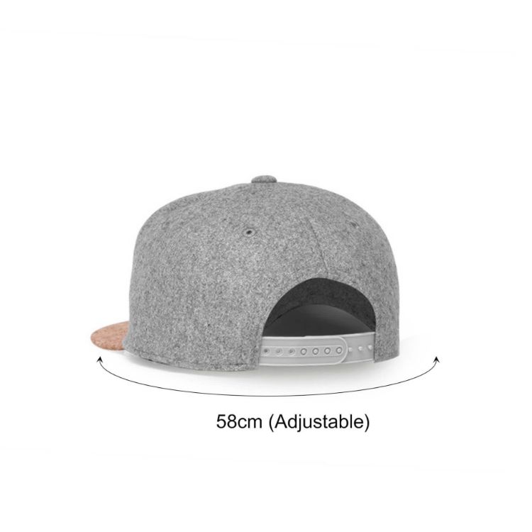 Picture of 6 Panel Flat Cork Snapback Cap