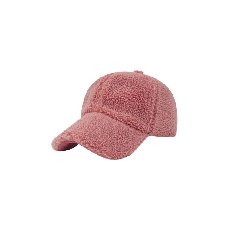 Picture of 6 Panel Lamb Fur Baseball Cap