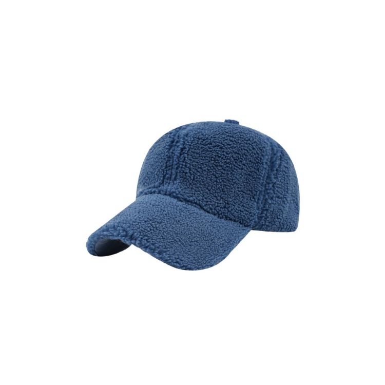 Picture of 6 Panel Lamb Fur Baseball Cap