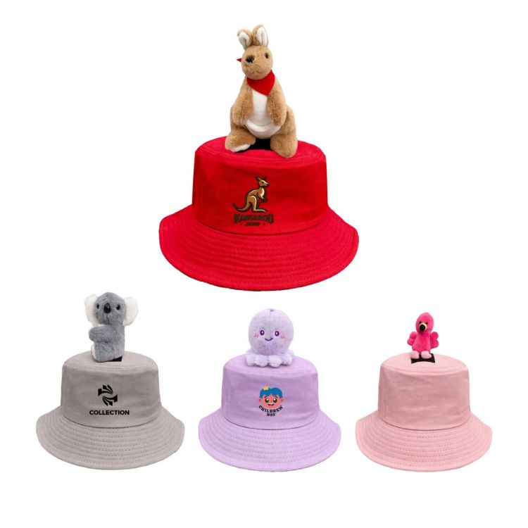 Picture of Plush - Decorated Bucket Hat