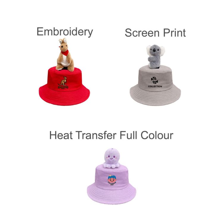 Picture of Plush - Decorated Bucket Hat