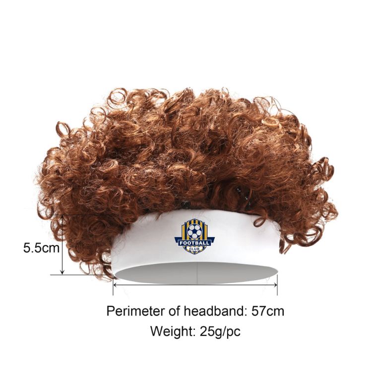 Picture of Solid Afro Headband Wig