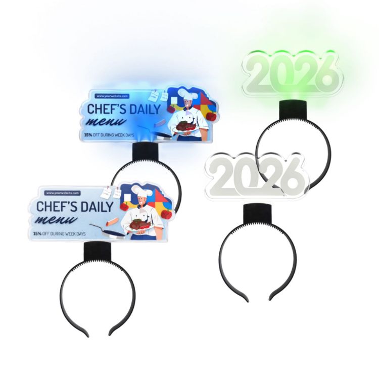 Picture of Light up Acrylic Sign Headband