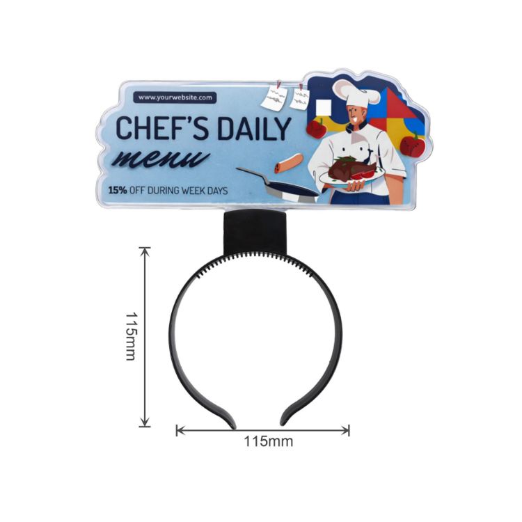 Picture of Light up Acrylic Sign Headband