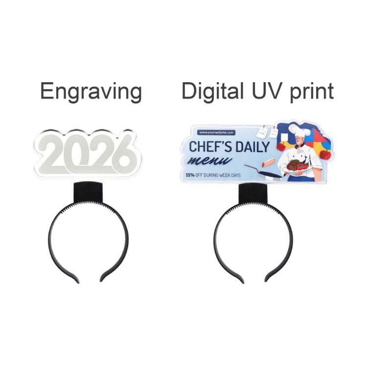 Picture of Light up Acrylic Sign Headband