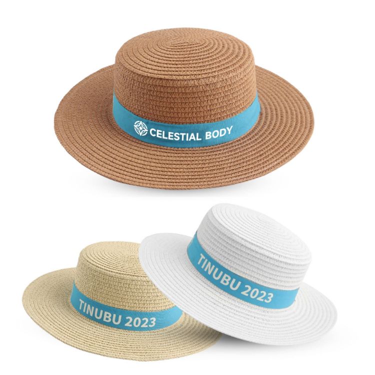 Picture of Straw Hat with Ribbon