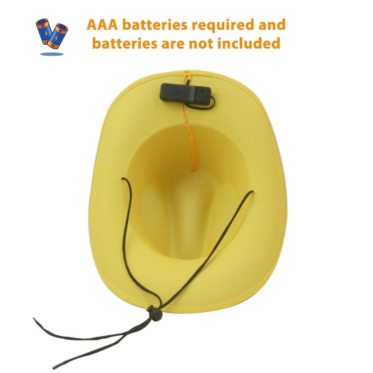 Picture of Light Up Sequin Cowboy Hats