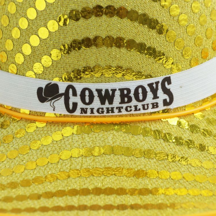 Picture of Light Up Sequin Cowboy Hats