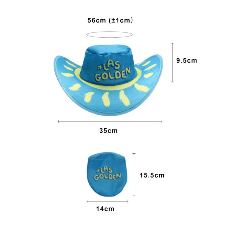 Picture of Foldable Cowboy Hat with Pouch