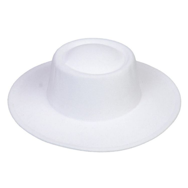 Picture of Flat Top Felt Fedora Hat