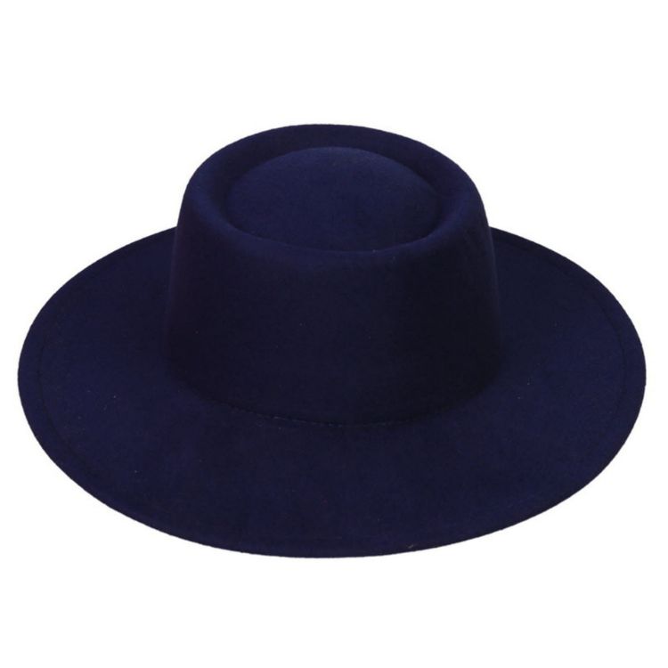 Picture of Flat Top Felt Fedora Hat