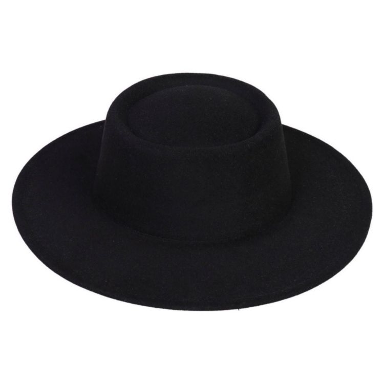 Picture of Flat Top Felt Fedora Hat