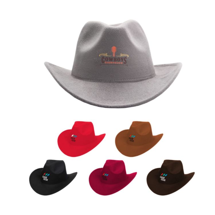 Picture of Classic Felt Fedora Cowboy Hat