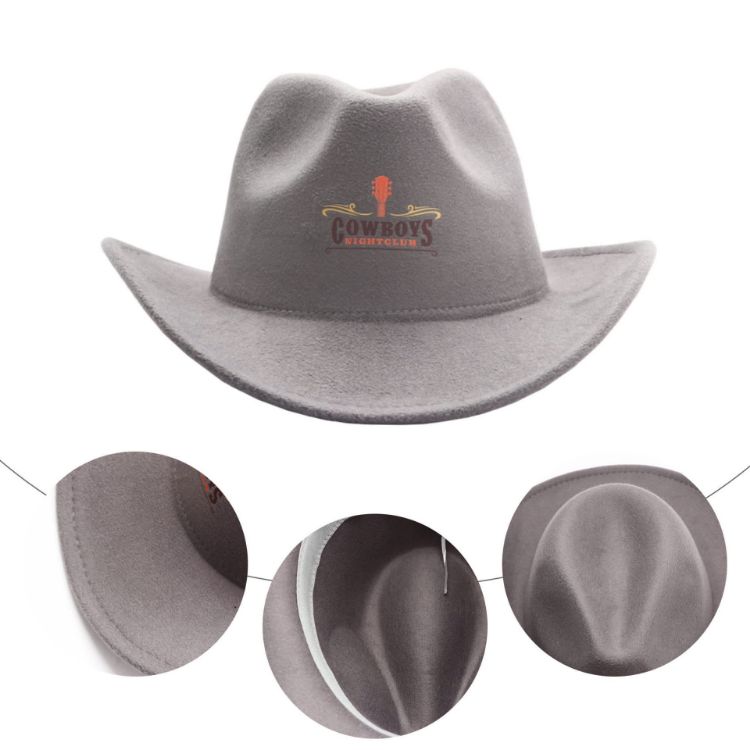 Picture of Classic Felt Fedora Cowboy Hat