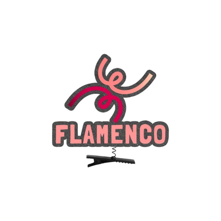 Picture of Custom Felt Spring Hair Clip