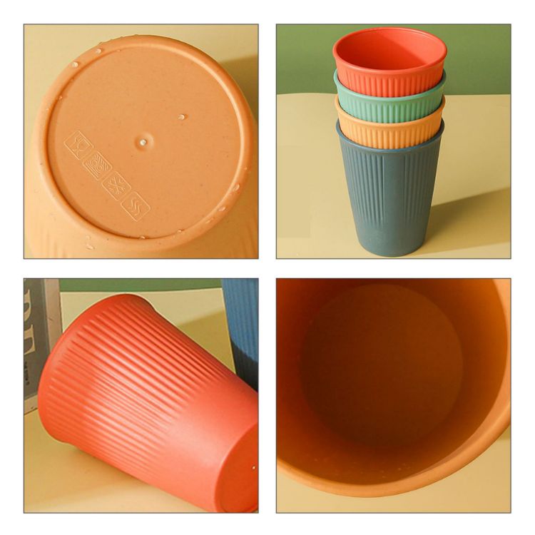 Picture of 320ML Wheat Straw Toothbrush Cup