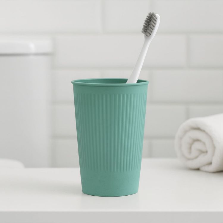 Picture of 320ML Wheat Straw Toothbrush Cup