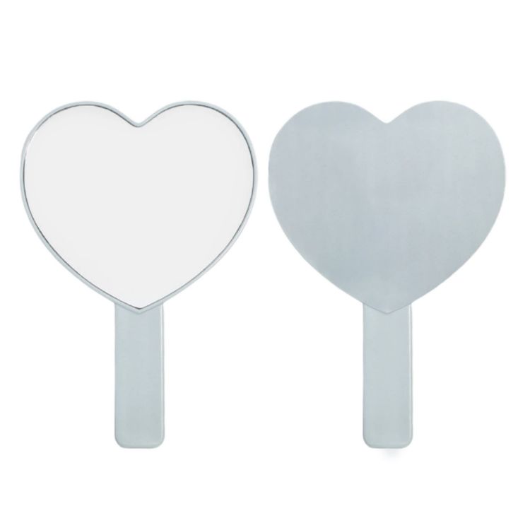 Picture of Heart-Shaped Handheld Mirror with Handle