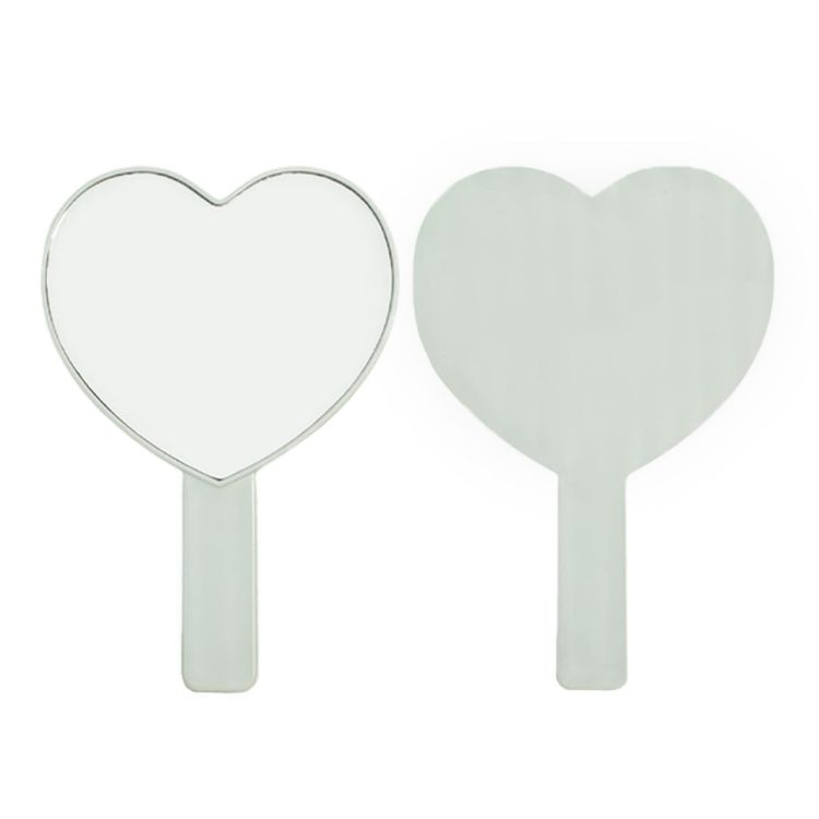 Picture of Heart-Shaped Handheld Mirror with Handle