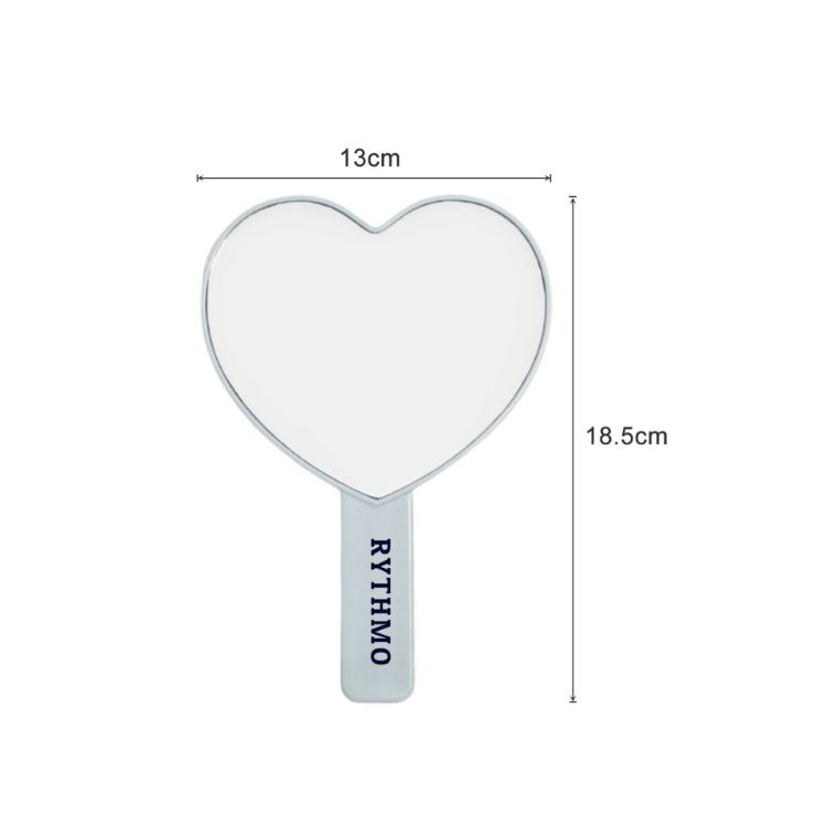 Picture of Heart-Shaped Handheld Mirror with Handle