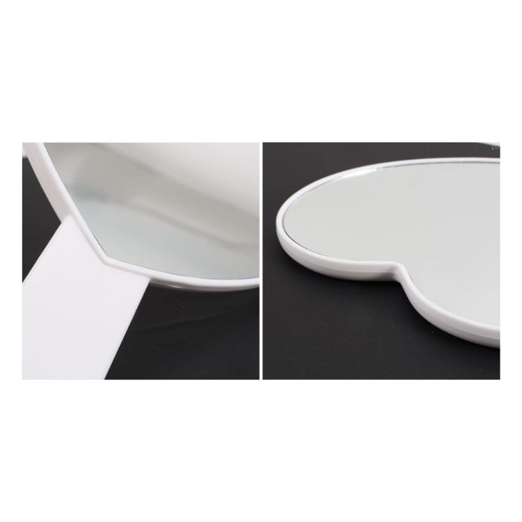Picture of Heart-Shaped Handheld Mirror with Handle