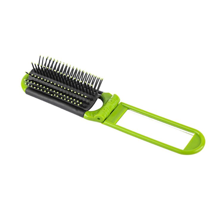 Picture of Folding Hair Brush With Mirror