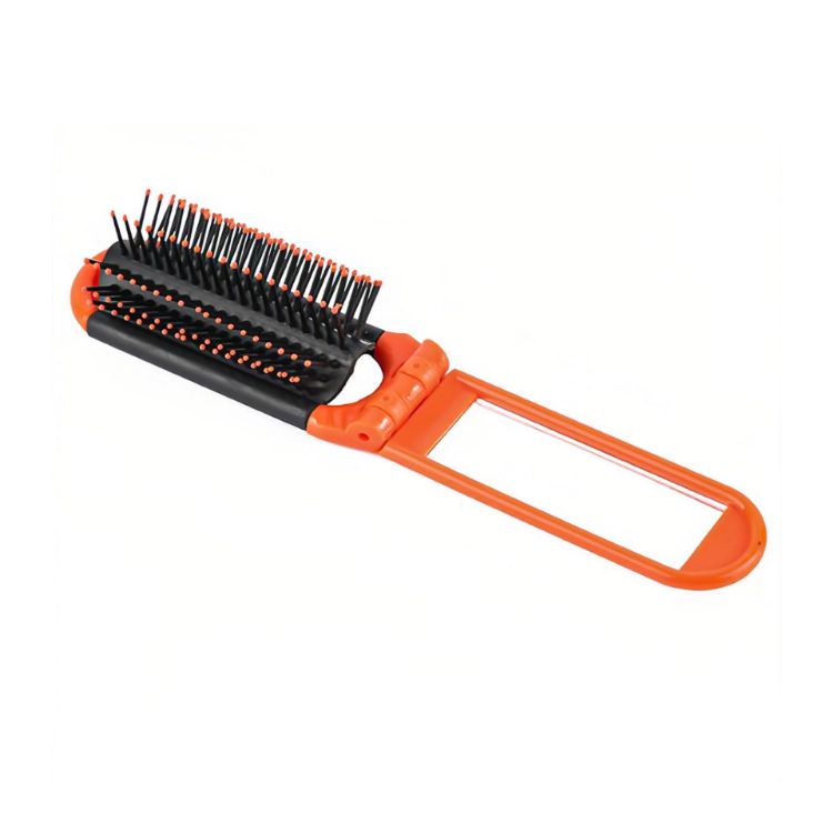 Picture of Folding Hair Brush With Mirror