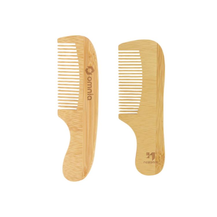 Picture of Natural Small Bamboo Comb With Handle