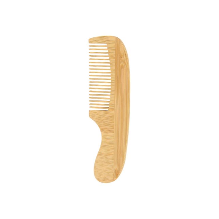 Picture of Natural Small Bamboo Comb With Handle