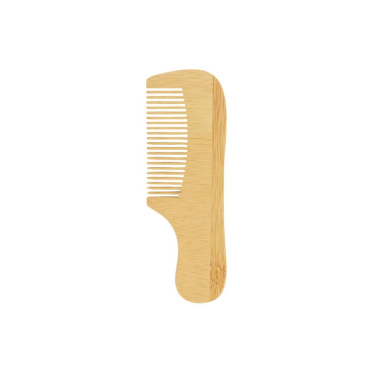 Picture of Natural Small Bamboo Comb With Handle