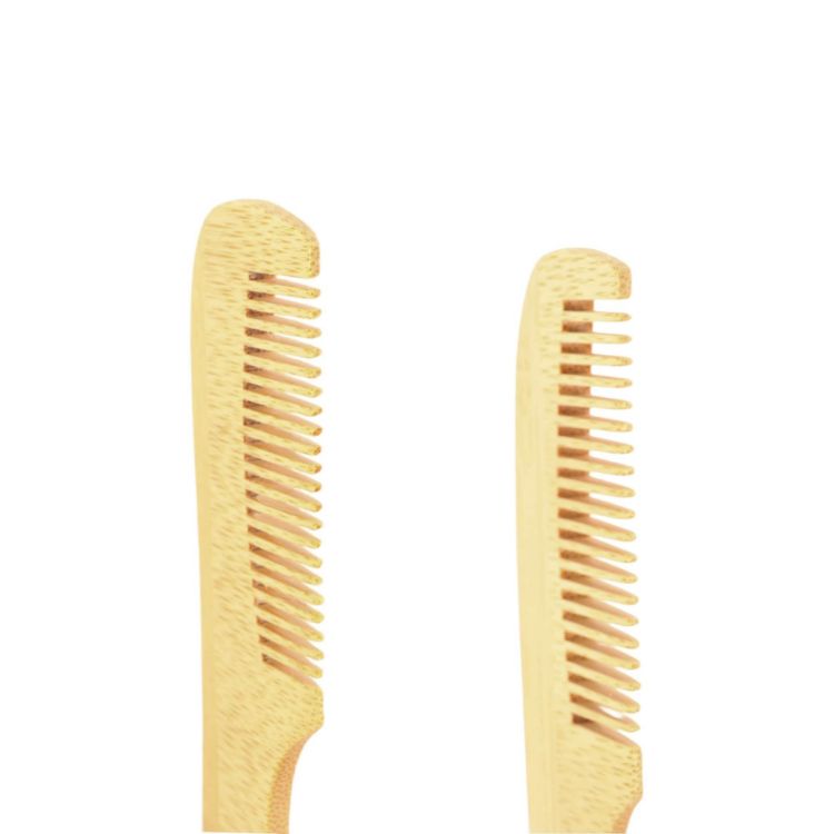 Picture of Natural Small Bamboo Comb With Handle