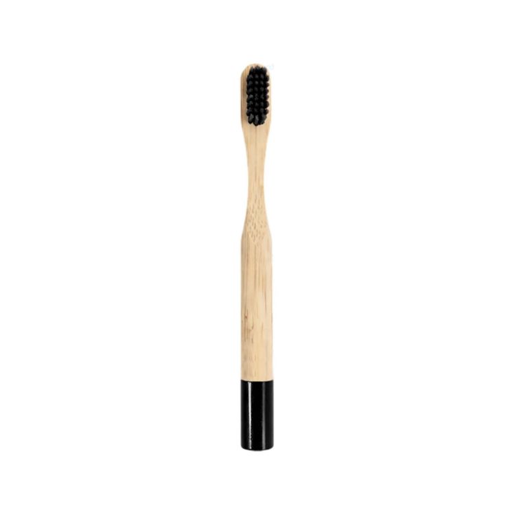 Picture of Small Round Handle Colorful Bamboo Toothbrush