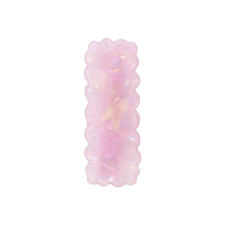 Picture of Wavy Rectangle Iridescent Hair Clip