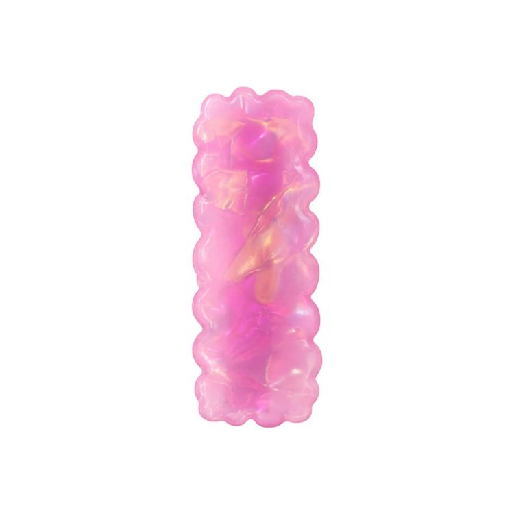 Picture of Wavy Rectangle Iridescent Hair Clip