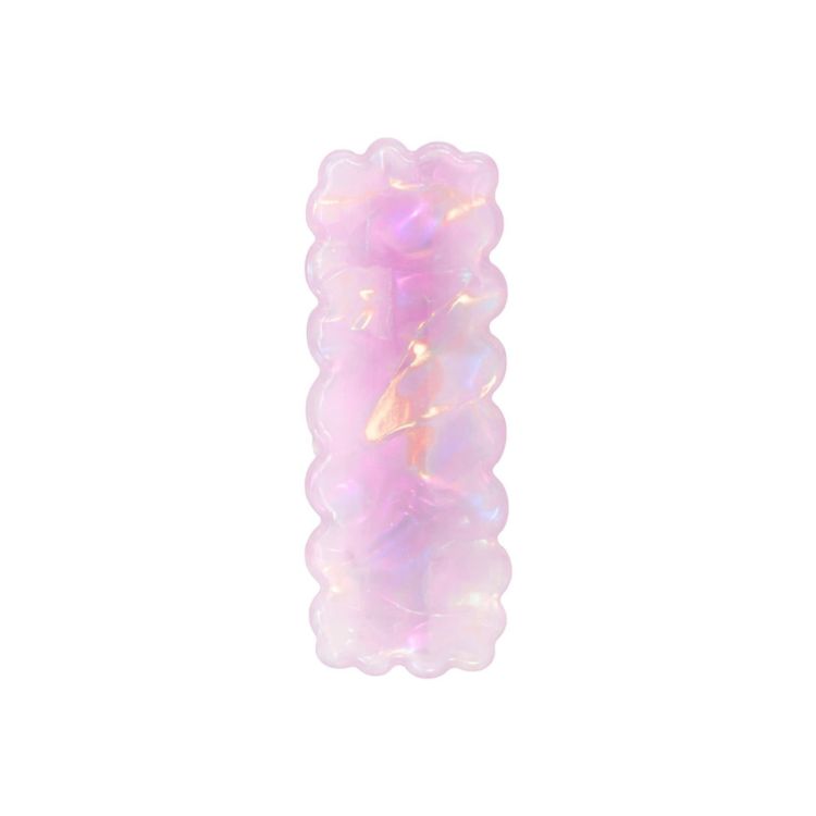 Picture of Wavy Rectangle Iridescent Hair Clip